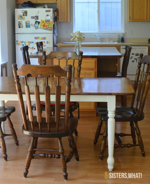 How to Refinish an Old Dining Table Pretty Providence